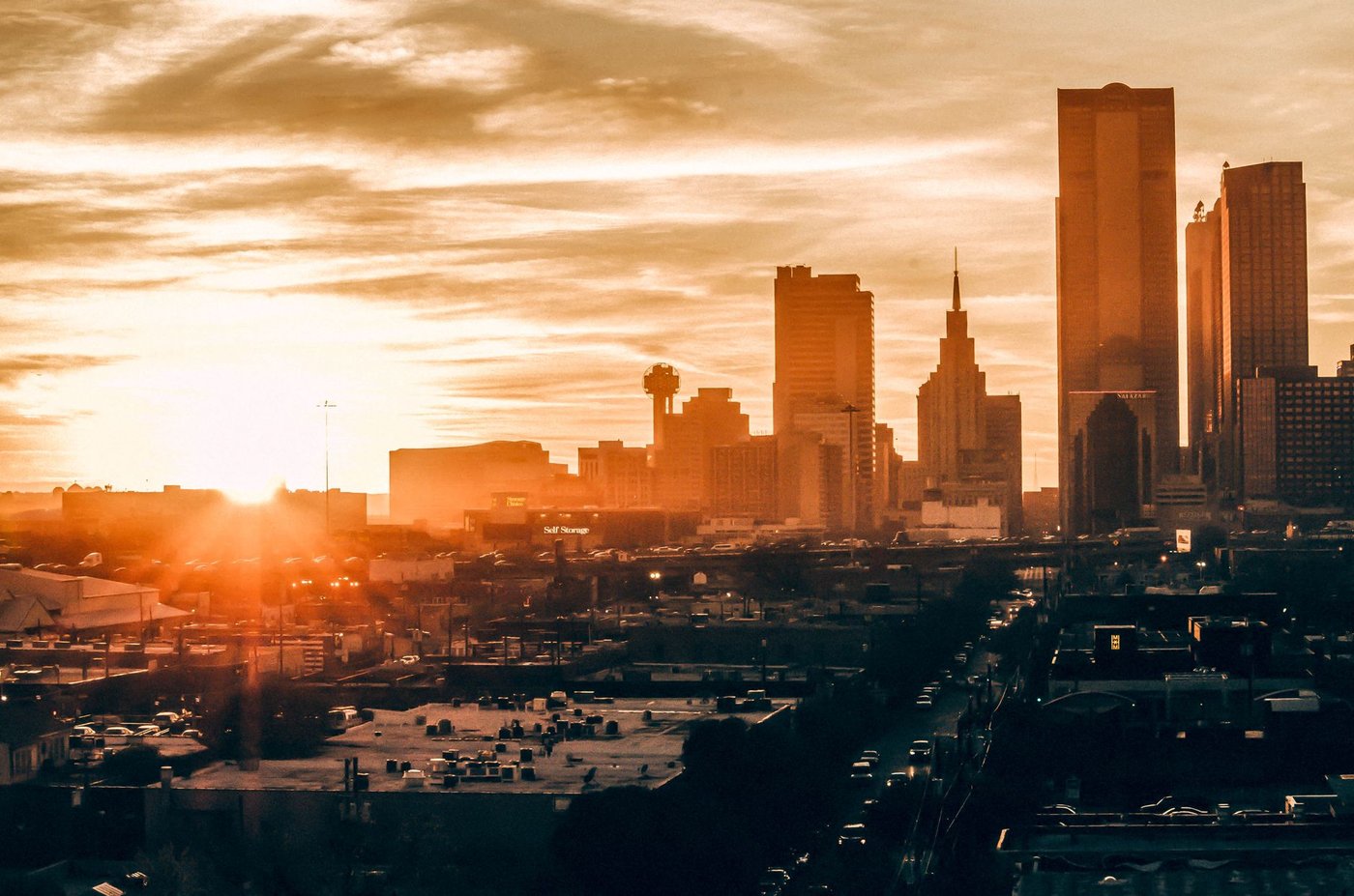 댈러스 도심 스카이라인 / Dallas downtown skyline