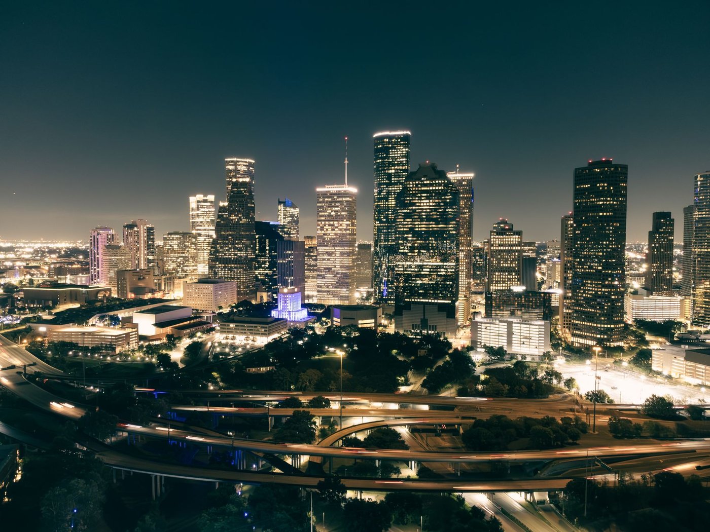 휴스턴 도심 스카이라인 / Houston downtown skyline